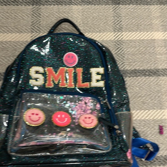 Glittering cute backpack for anything like school,vacation,and more. Never used. - Picture 1 of 8